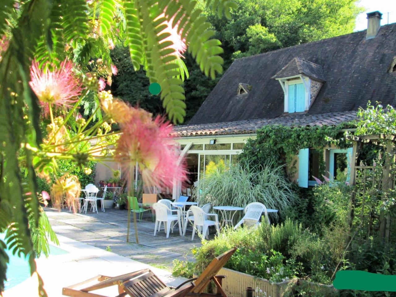 Maison d'Hôtes Le Moulin Pointu Sainte-Nathalène Exterior foto